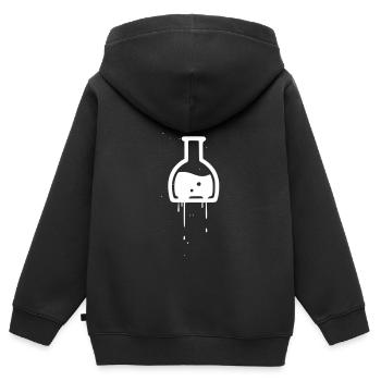 Magic Potion Bottle Drops - Kids Premium Organic Zip-up Hoodie - black - Back - AI Model Kid Male (0cm)