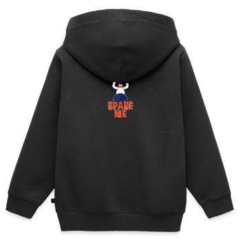Spare Me Bowling League Strike Bowler - Kinder Premium Organic Zip Hoodie - Schwarz - Hinten - AI Model Kid Male (0cm)
