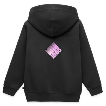 Eltern 1965 - Kinder Premium Organic Zip Hoodie - Schwarz - Hinten - AI Model Kid Male (0cm)
