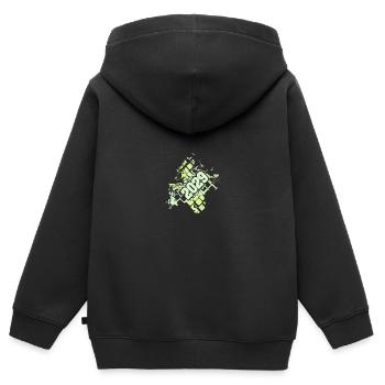 Style 2029 - Kinder Premium Organic Zip Hoodie - Schwarz - Hinten - AI Model Kid Male (0cm)
