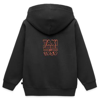 1959 - Kids Premium Organic Zip-up Hoodie - black - Back - AI Model Kid Male (0cm)