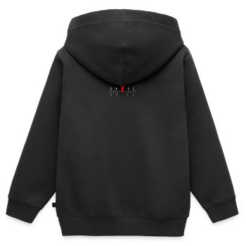 Fishing Heartbeat Gift Fisherman Fishing Lover Gif - Kinder Premium Organic Zip Hoodie - Schwarz - Hinten - AI Model Kid Male (0cm)