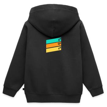 Horn player French horn - Kids Premium Organic Zip-up Hoodie - black - Back - AI Model Kid Male (0cm)