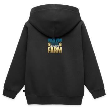 PC Gaming Keyboard Headset PC Gamer Videogamer - Kids Premium Organic Zip-up Hoodie - black - Back - AI Model Kid Male (0cm)