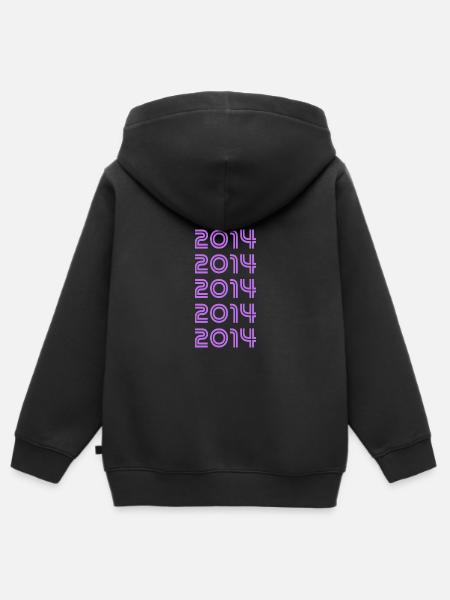 Style 2014 - Kinder Premium Organic Zip Hoodie - Schwarz