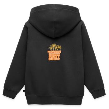 Urlaub Martinique - Kinder Premium Organic Zip Hoodie - Schwarz - Hinten - AI Model Kid Male (0cm)