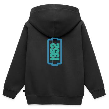 Funny 1952 - Kids Premium Organic Zip-up Hoodie - black - Back - AI Model Kid Male (0cm)