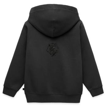 Wildtiere - Kinder Premium Organic Zip Hoodie - Schwarz - Hinten - AI Model Kid Male (0cm)