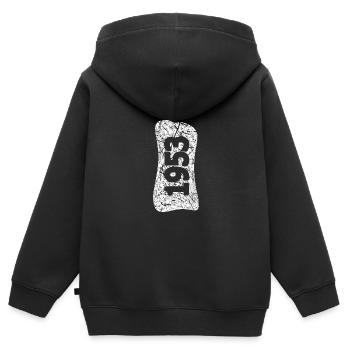 mariage 1953 - Sweat Premium à capuche zippé enfant bio - noir - Dos - AI Model Kid Male (0cm)