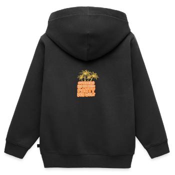 Curacao Holidays - Kids Premium Organic Zip-up Hoodie - black - Back - AI Model Kid Male (0cm)