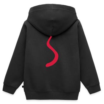 Devil - Kids Premium Organic Zip-up Hoodie - black - Back - AI Model Kid Male (0cm)