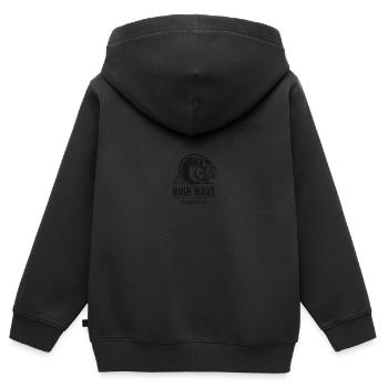 Wassersport - Kinder Premium Organic Zip Hoodie - Schwarz - Hinten - AI Model Kid Male (0cm)