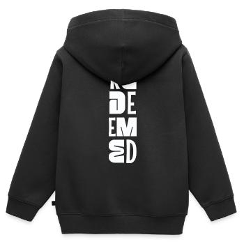 Be Still And Know Psalm 46:10 Christlicher Glaube - Kinder Premium Organic Zip Hoodie - Schwarz - Hinten - AI Model Kid Male (0cm)