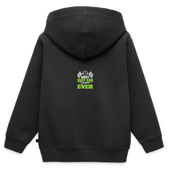 RC Car Track Slot Car Racing RC Racing - Kinder Premium Organic Zip Hoodie - Schwarz - Hinten - AI Model Kid Male (0cm)