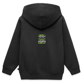 Baseball Card Collector Baseball Card - Kids Premium Organic Zip-up Hoodie - black - Back - AI Model Kid Male (0cm)