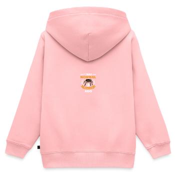 Spider Lovers Tarantula Owners - Kids Premium Organic Zip-up Hoodie - rose - Back - AI Model Kid Female (0cm)