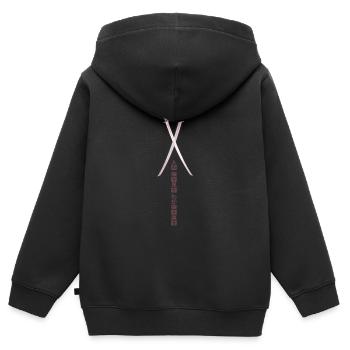 Lerne von der Torheit anderer - Sprichwort Japan - Kinder Premium Organic Zip Hoodie - Schwarz - Hinten - AI Model Kid Male (0cm)