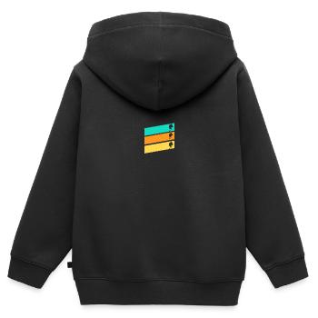 Hobby Horse Hobby Horsing - Kids Premium Organic Zip-up Hoodie - black - Back - AI Model Kid Male (0cm)