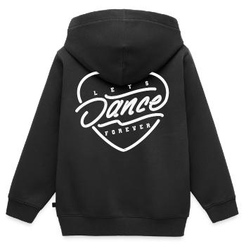 Dance forever tanzen Tänzer Geschenk - Kinder Premium Organic Zip Hoodie - Schwarz - Hinten - AI Model Kid Male (0cm)