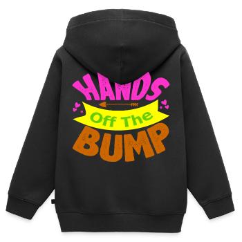 Mother Pregnant Baby Infant T-shirt Mom - Kids Premium Organic Zip-up Hoodie - black - Back - AI Model Kid Male (0cm)