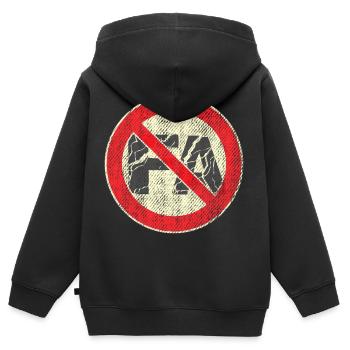 Gegen Faschismus FA - Kinder Premium Organic Zip Hoodie - Schwarz - Hinten - AI Model Kid Male (0cm)