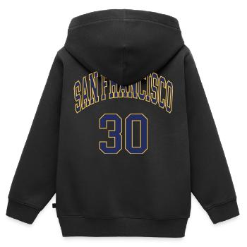 San Francisco 30 - Sweat Premium à capuche zippé enfant bio - noir - Dos - AI Model Kid Male (0cm)