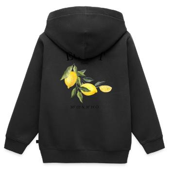 Ägypten - Afrika - Kairo - Souvenir - Geschenk - Kinder Premium Organic Zip Hoodie - Schwarz - Hinten - AI Model Kid Male (0cm)