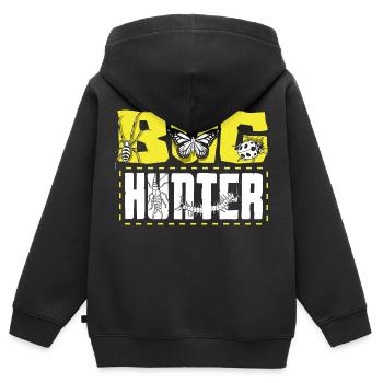 Entomology Entomologist Insects Bugs Bug Hunter - Kinder Premium Organic Zip Hoodie - Schwarz - Hinten - AI Model Kid Male (0cm)