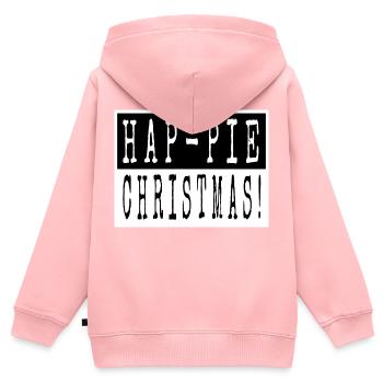 Anniversaire Bubaprints Cadeau Geek Funny Gym Dork - Sweat Premium à capuche zippé enfant bio - rose - Dos - AI Model Kid Female (0cm)
