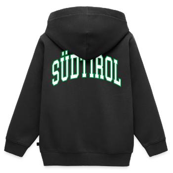 Tyrol du Sud - Sweat Premium à capuche zippé enfant bio - noir - Dos - AI Model Kid Male (0cm)