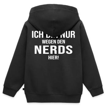 Gamer Nerds Online Game Jouer à la communauté Gambler - Sweat Premium à capuche zippé enfant bio - noir - Dos - AI Model Kid Male (0cm)