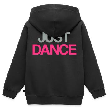 just dance - Kinder Premium Organic Zip Hoodie - Schwarz - Hinten - AI Model Kid Male (0cm)