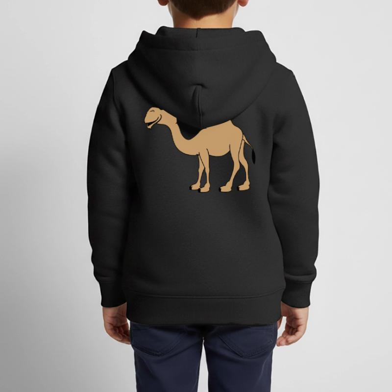 Kamel Kinder Premium Organic Zip Hoodie