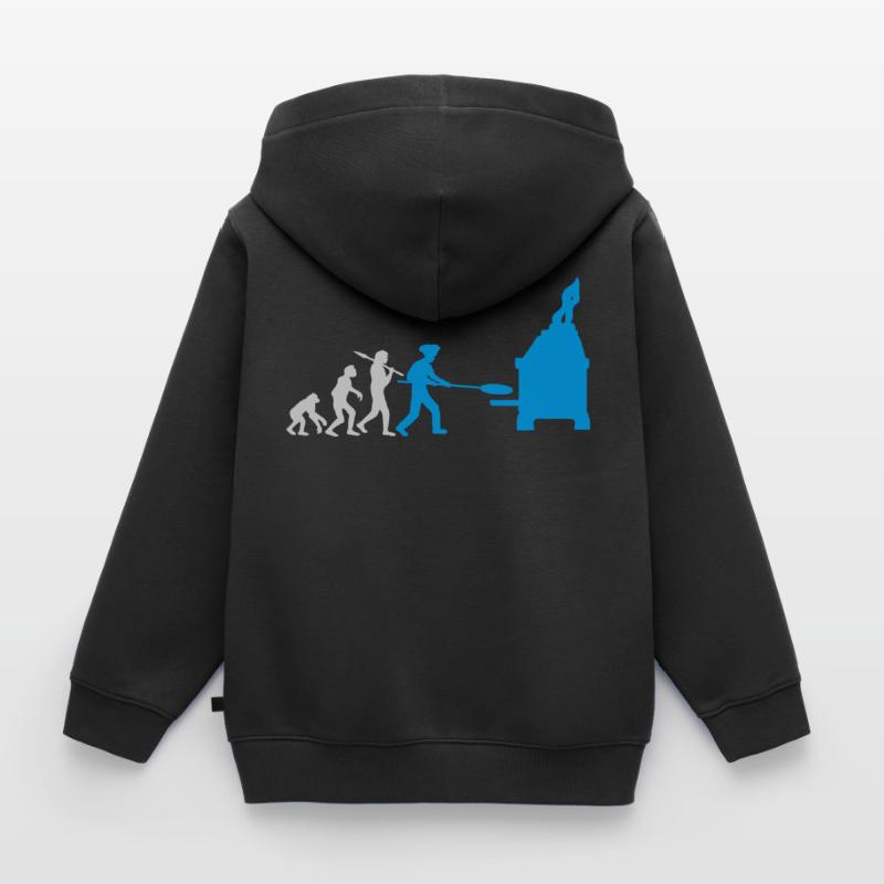 Pizza Baker Evolution Kids Premium Organic Zip-up Hoodie