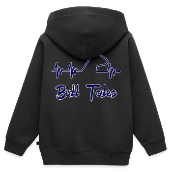 Bull Terrier by Ahapix - Kids Premium Organic Zip-up Hoodie - black - Back - AI Model Kid Male (0cm)