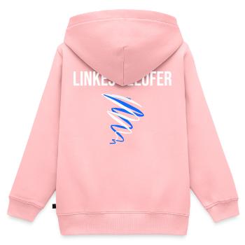 Linkes Seeufer Zürich - Kinder Premium Organic Zip Hoodie - Rosa - Hinten - AI Model Kid Female (0cm)