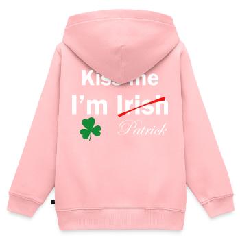 Danse Musique de danse - Sweat Premium à capuche zippé enfant bio - rose - Dos - AI Model Kid Female (0cm)