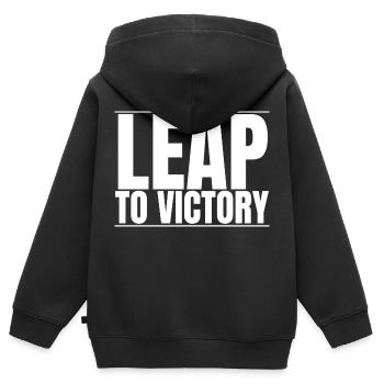 Expériences palpitantes Thrill Ride - Sweat Premium à capuche zippé enfant bio - noir - Dos - AI Model Kid Male (0cm)