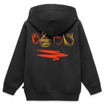 Funniest Bern souvenir - Kids Premium Organic Zip-up Hoodie - black - Back - AI Model Kid Male (0cm)