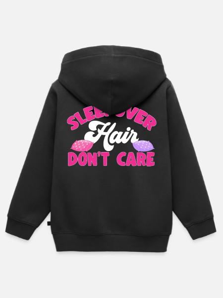 Übernachtungsparty Pyjama Pyjamaparty - Kinder Premium Organic Zip Hoodie - Schwarz