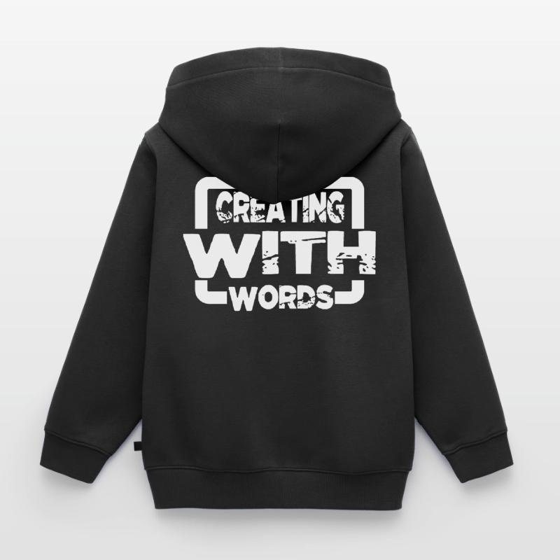 Creative Mindset Cool Creative Inspiration Kids Premium Organic Zip-up Hoodie