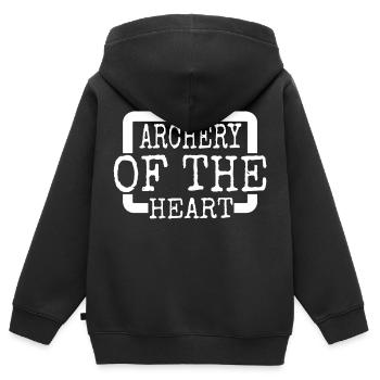 present idea birthday present idea - Kinder Premium Organic Zip Hoodie - Schwarz - Hinten - AI Model Kid Male (0cm)