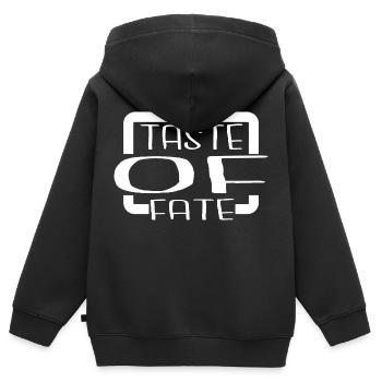 Cool Happy Culinary Masterpieces - Kids Premium Organic Zip-up Hoodie - black - Back - AI Model Kid Male (0cm)