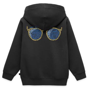 Laby Sonnenbrille 1 - Kinder Premium Organic Zip Hoodie - Schwarz - Hinten - AI Model Kid Male (0cm)
