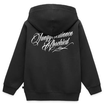 Junggesellinnenabschied - Kinder Premium Organic Zip Hoodie - Schwarz - Hinten - AI Model Kid Male (0cm)