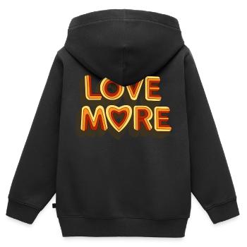 AIMER PLUS - Sweat Premium à capuche zippé enfant bio - noir - Dos - AI Model Kid Male (0cm)