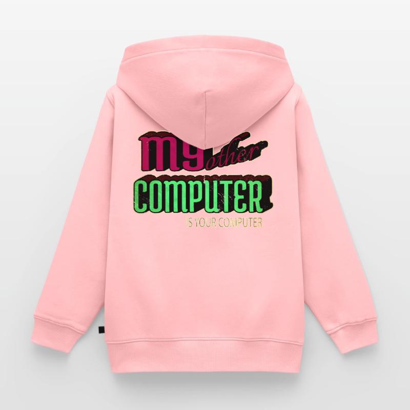 present hacking coding hacking computer Kinder Premium Organic Zip Hoodie