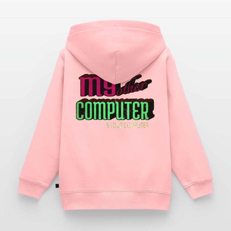 present hacking coding hacking computer Kinder Premium Organic Zip Hoodie