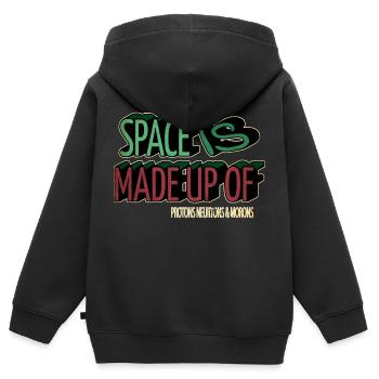 cool conspiracy astronomy stuff present awesome - Kids Premium Organic Zip-up Hoodie - black - Back - AI Model Kid Male (0cm)