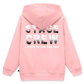 Schauspielerin Theaterfan Regie Broadway - Kinder Premium Organic Zip Hoodie - Rosa - Hinten - AI Model Kid Female (0cm)